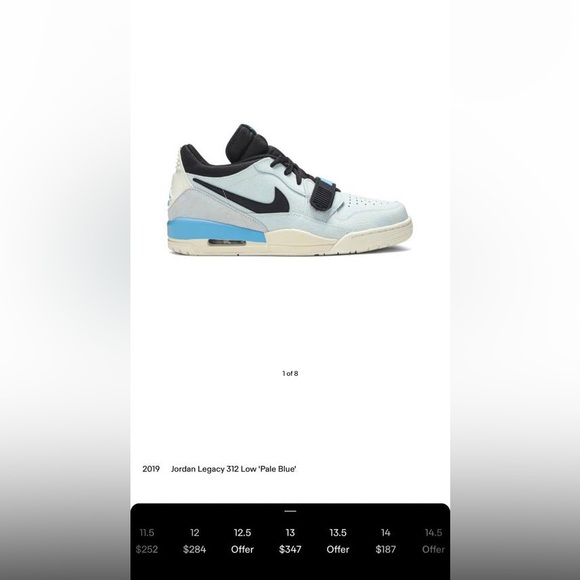 Jordan Legacy 312 Low “pale blue”